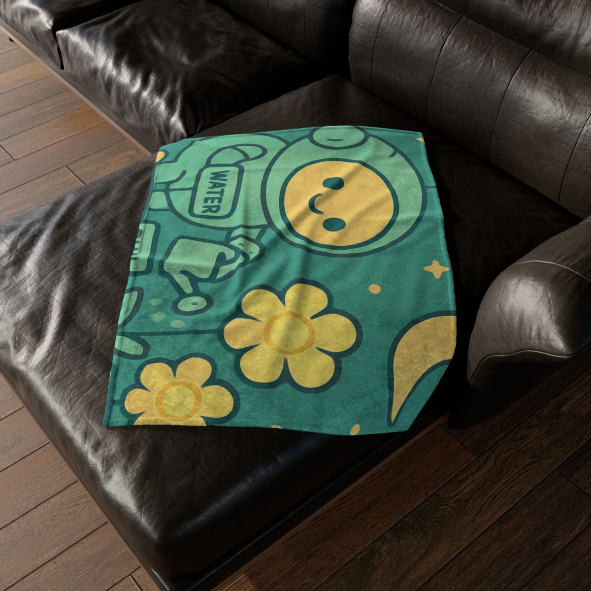 Robot Gardener And The Moonflower Patch warm winter blankets