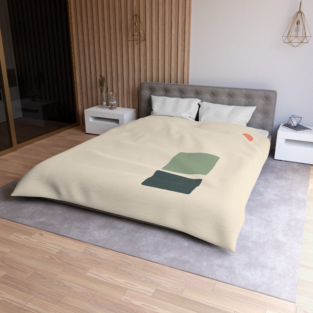 Open Frame With Sliding Arc stylish duvet covers