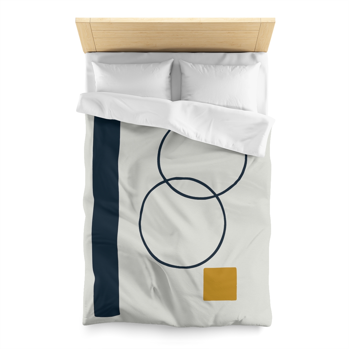 Staggered Rings With Anchored Column soft comforter duvets