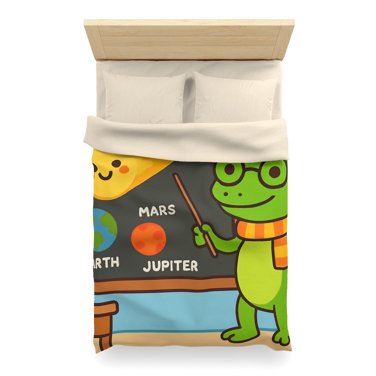 Comet Classroom Gecko custom duvets