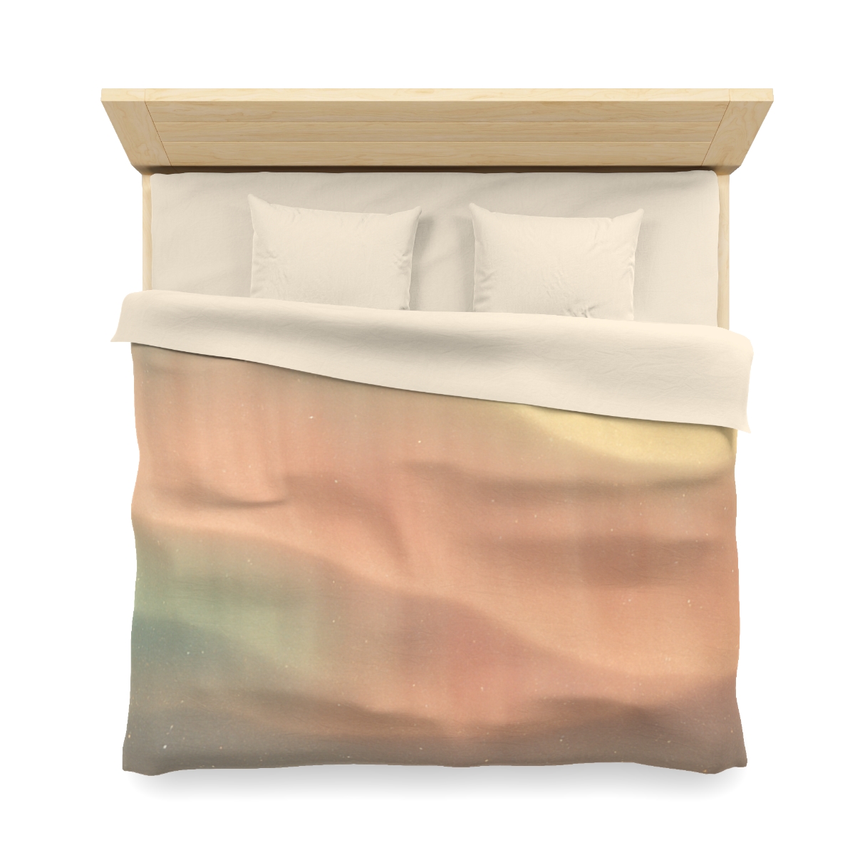 Auroral Dust Gradient designer printed duvets