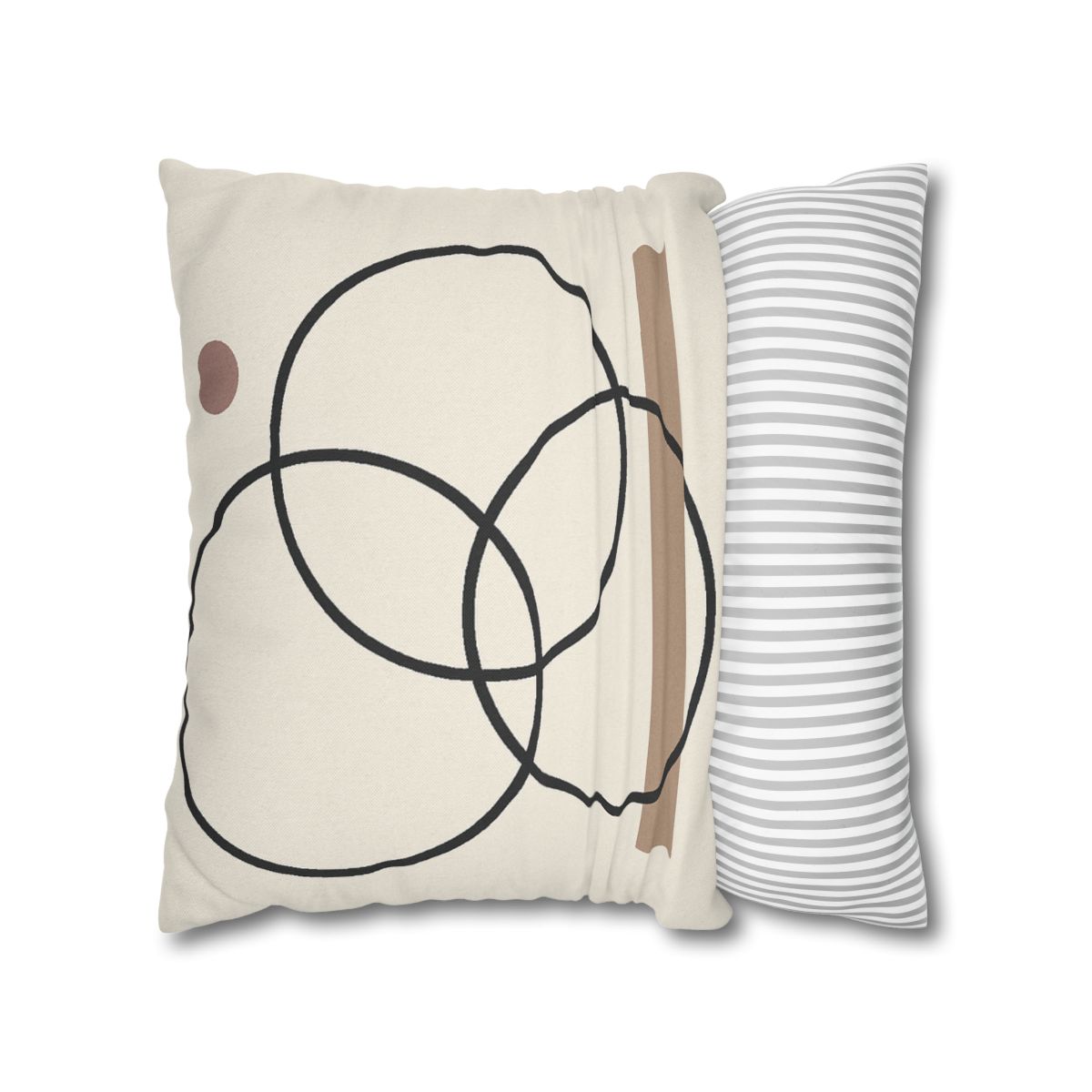 Staggered Rings And Slim Bar comfortable bedding pillow covers