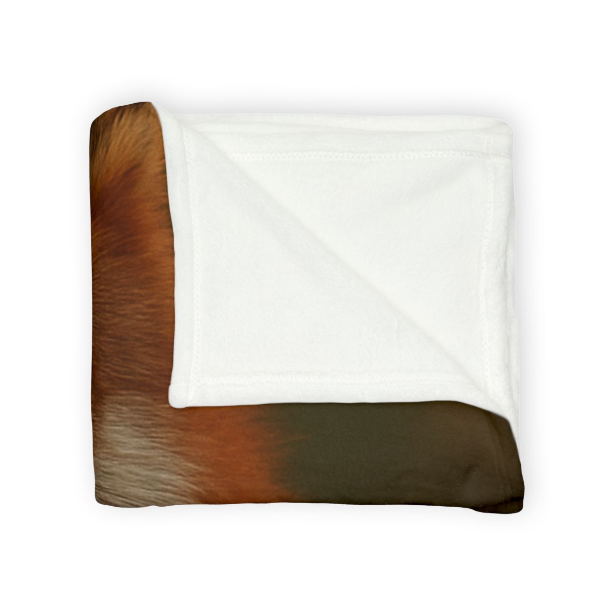 Crimson Whisper Red Fox decorative home blankets
