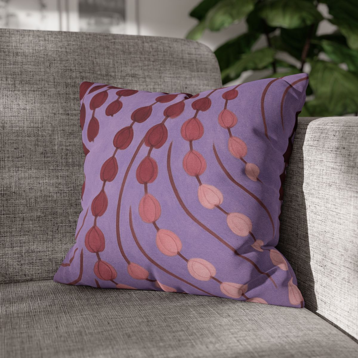 Spiral Bud Cascade trendy patterned pillow cases