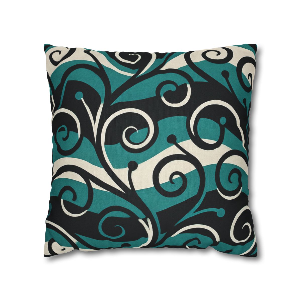 Vine Curl Wave Interference custom pillow cases