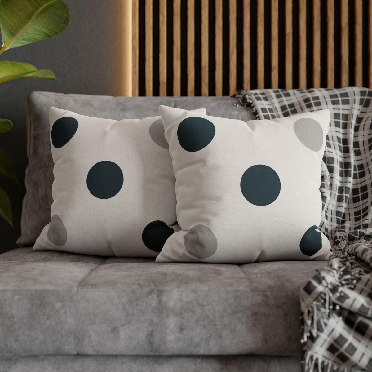 Sparse Dot Grid Rhythm stylish decorative pillowcases