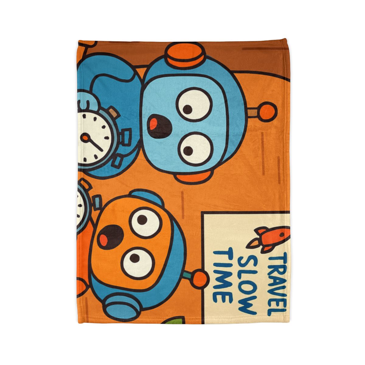 Time Dilation Treehouse Twins personalized cozy blankets
