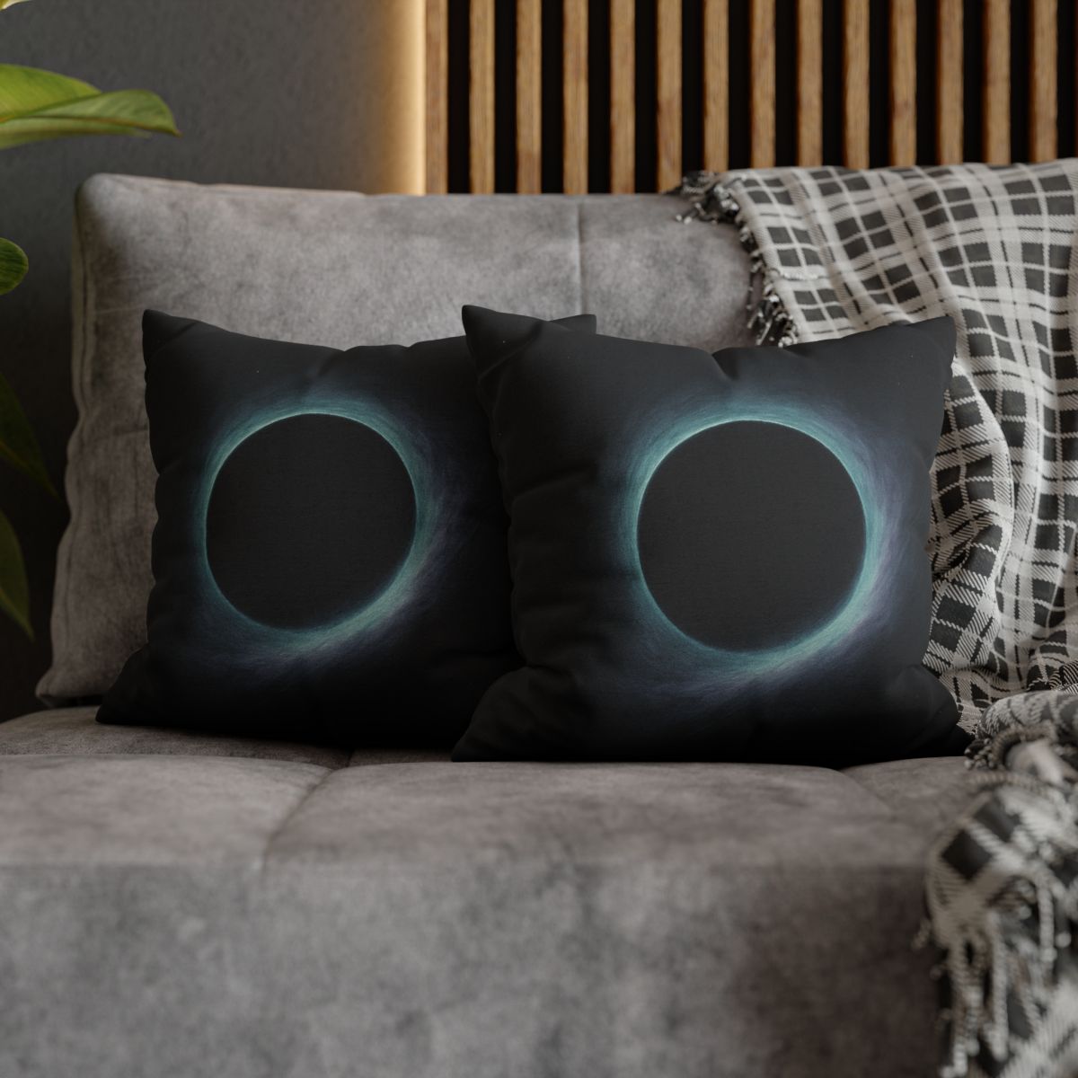Event Horizon Ink Bloom custom pillow cases