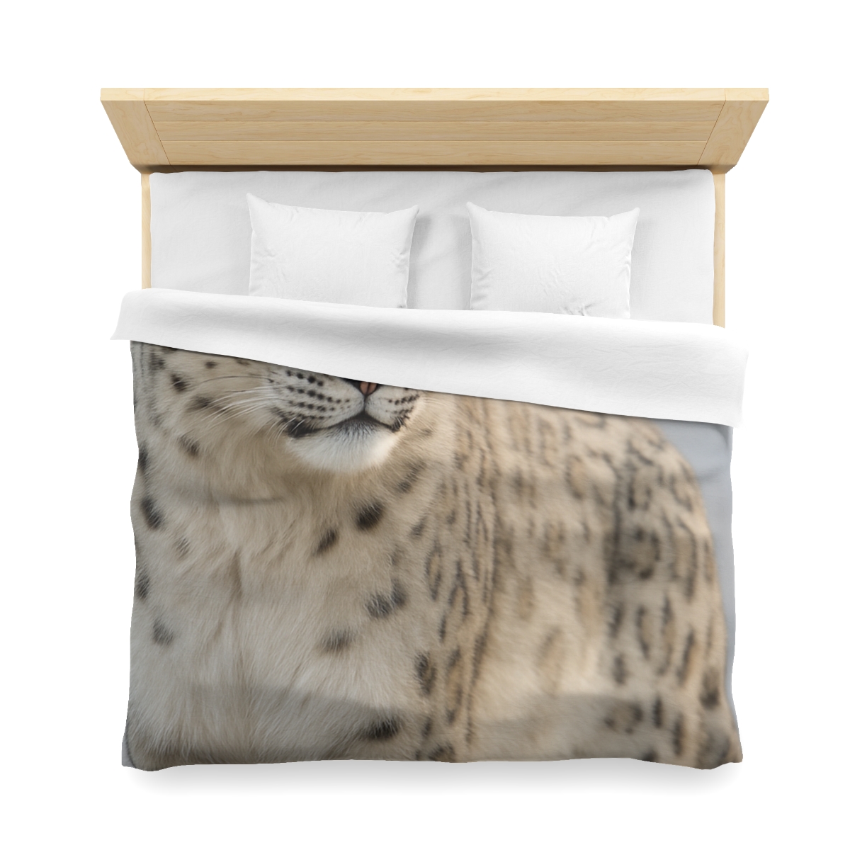 Summit Ghost Snow Leopard stylish duvet covers