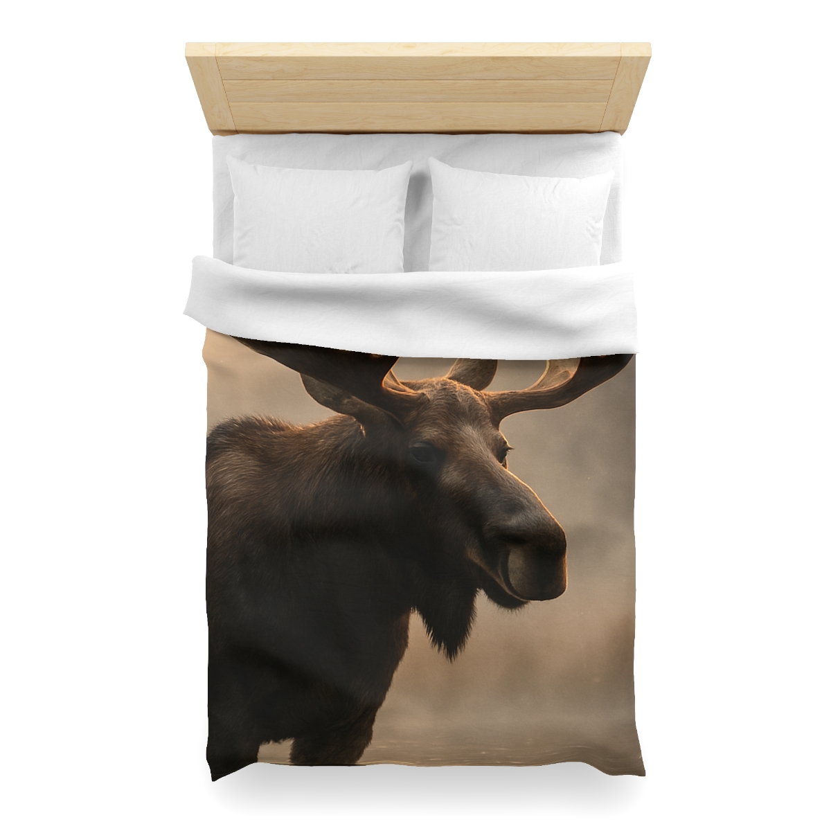 Dawn Mirror Moose warm winter duvets