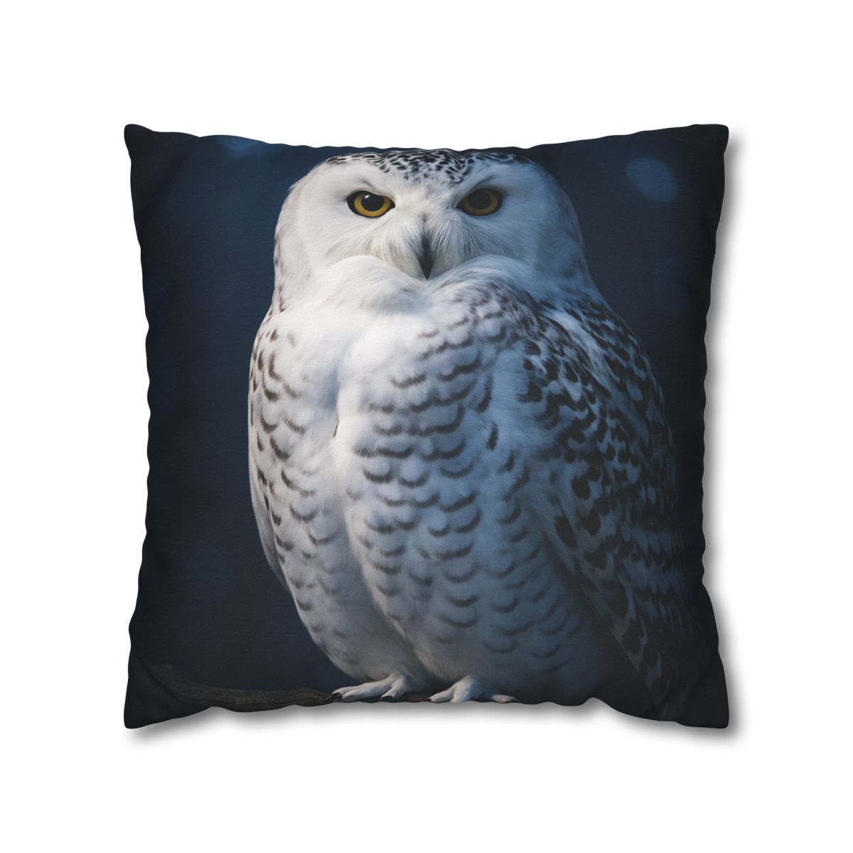 Midnight Watch Snowy Owl soft cotton pillow cases