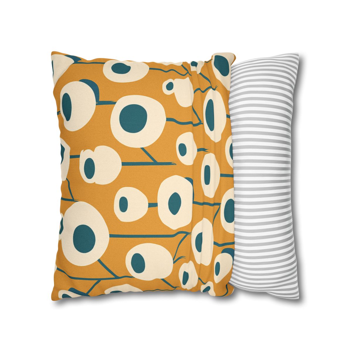 Seed Pod Cluster Grid soft cotton pillow cases