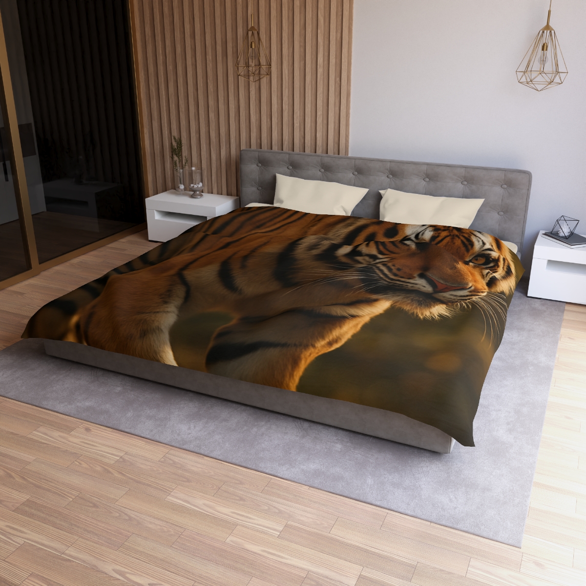 Forest Stalker Bengal Tiger duvets for gifts