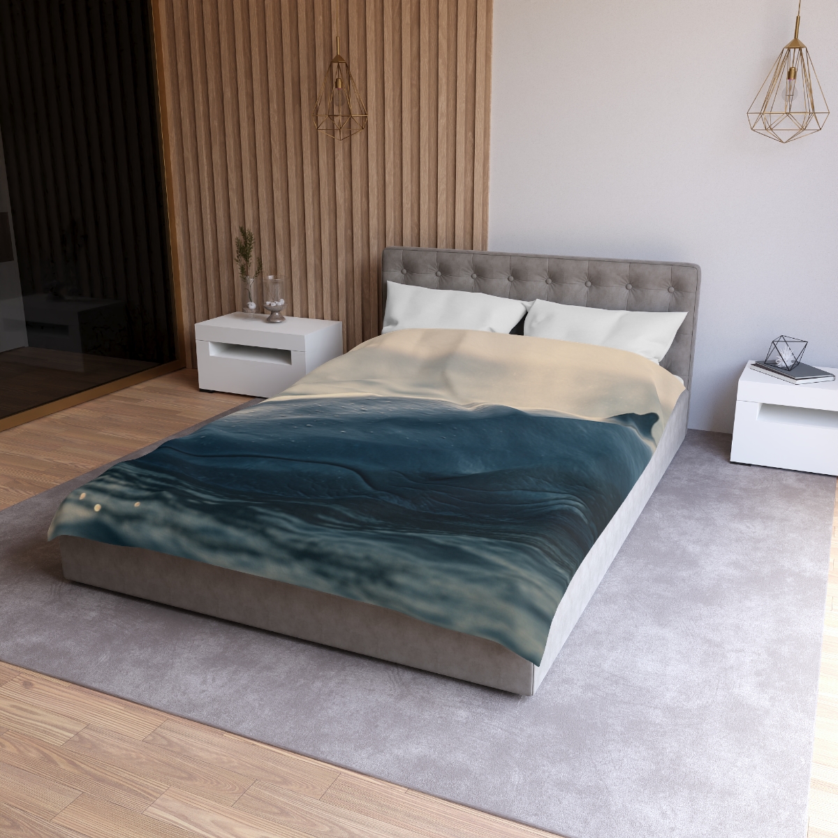 Deep Song Blue Whale trendy bedroom duvets