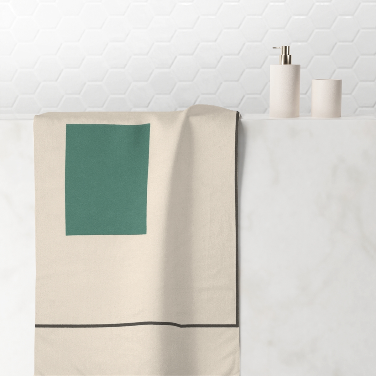 Quiet Offset Frame And Dot Cluster comfortable face towels