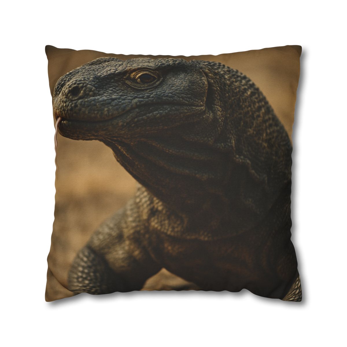 Ancient Sentinel Komodo Dragon soft cotton pillow cases
