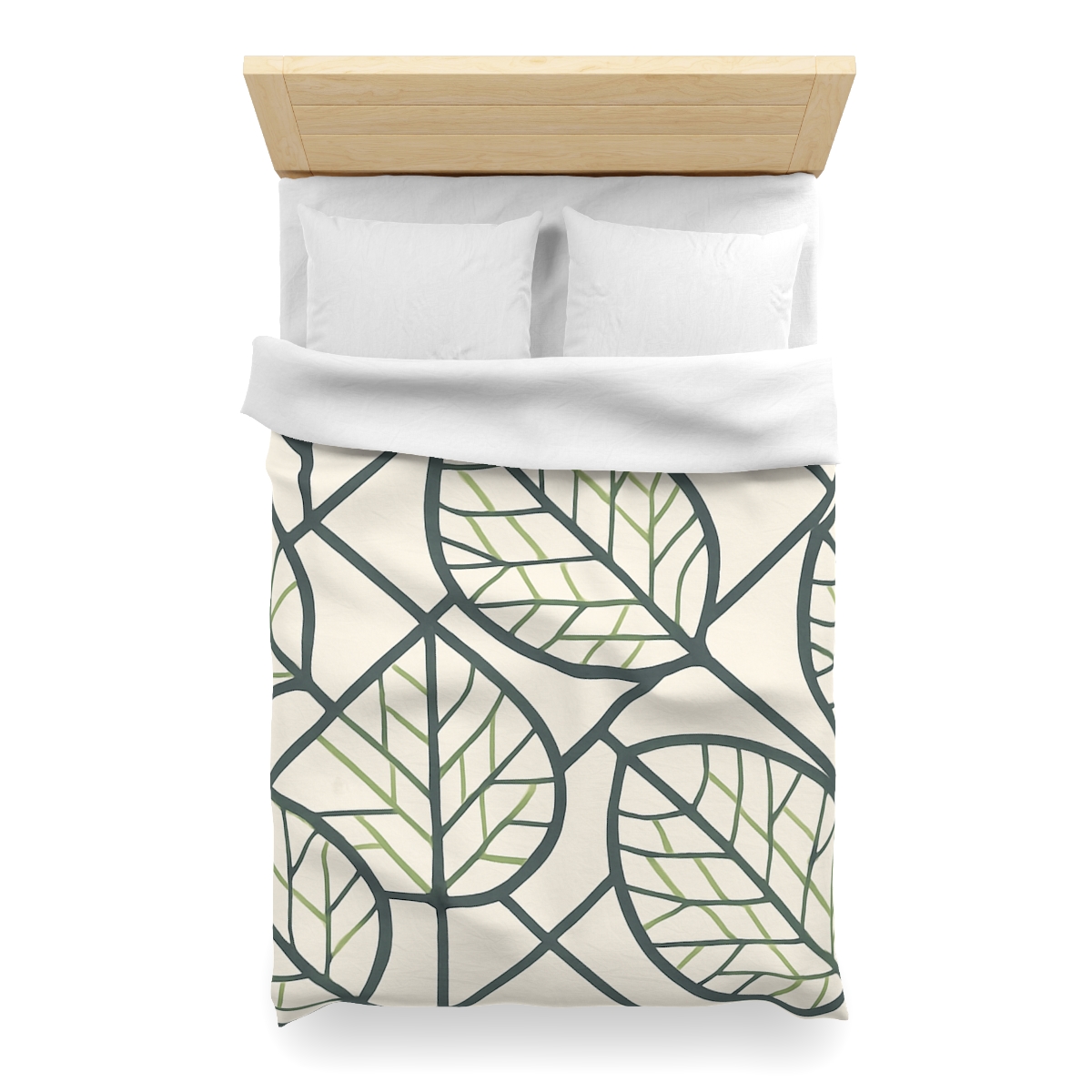 Venation Circuit Grid custom duvets