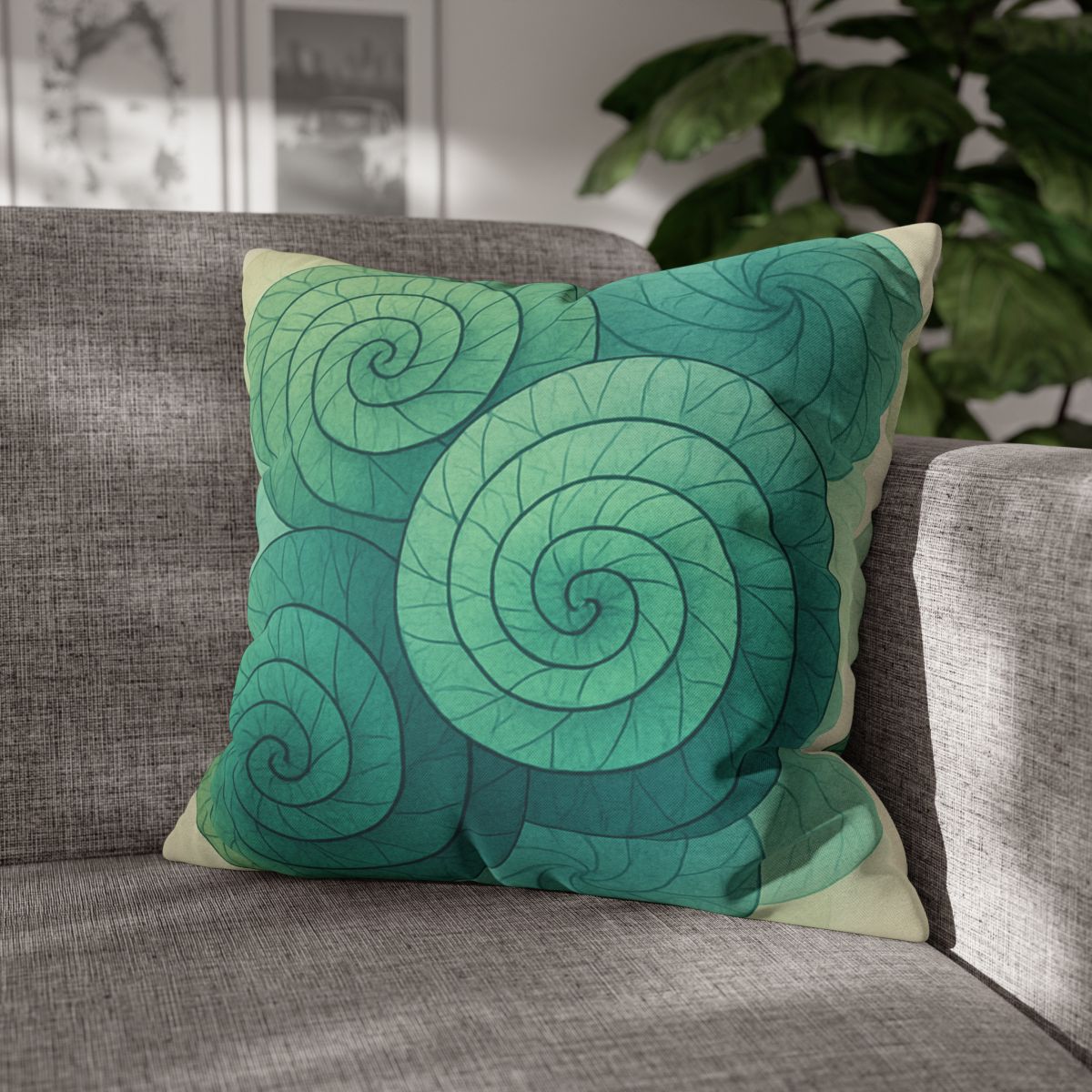 Vein Spiral Canopy personalized pillow covers