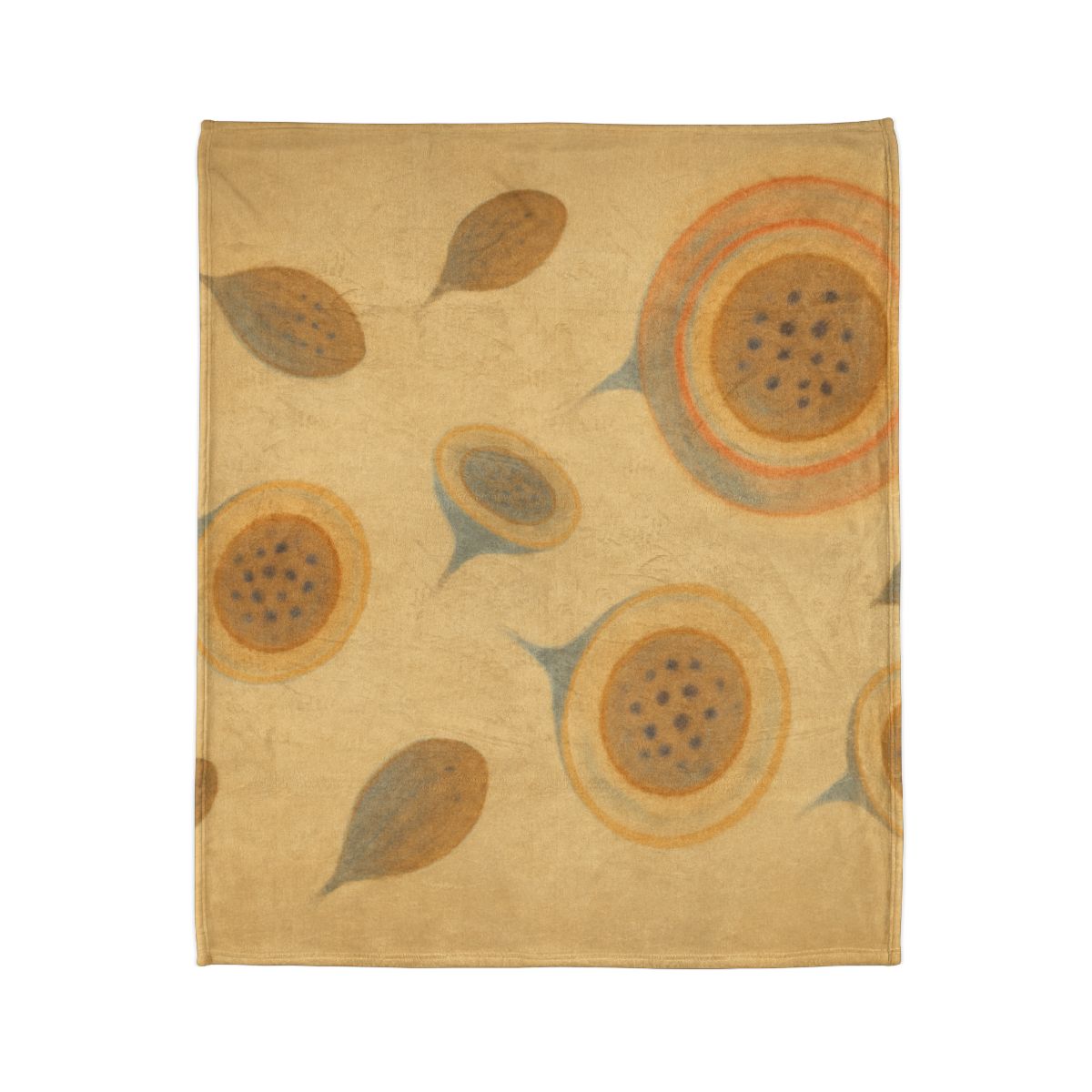 Seed Pod Halo Cluster designer printed blankets