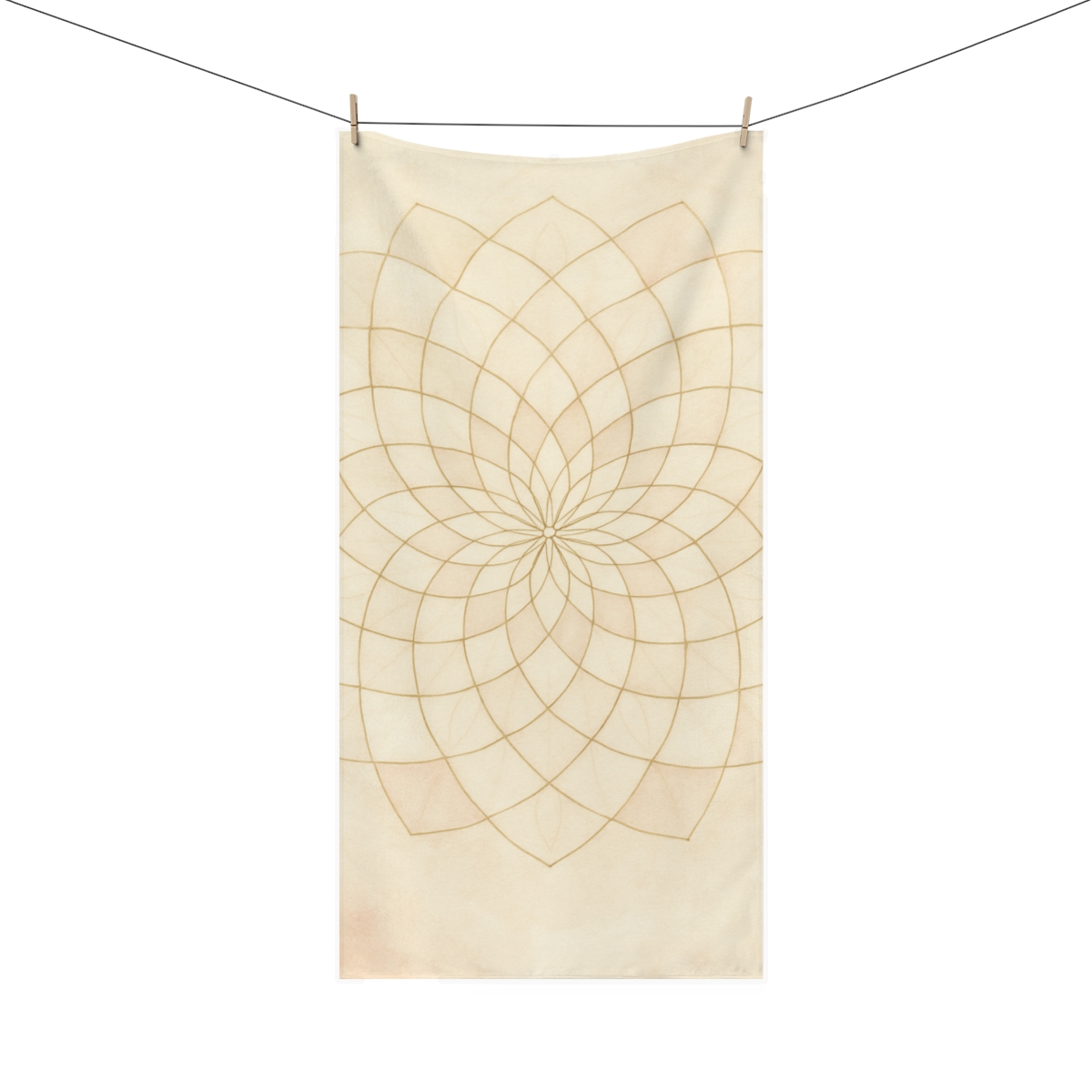 Petal Halo Lattice custom towels