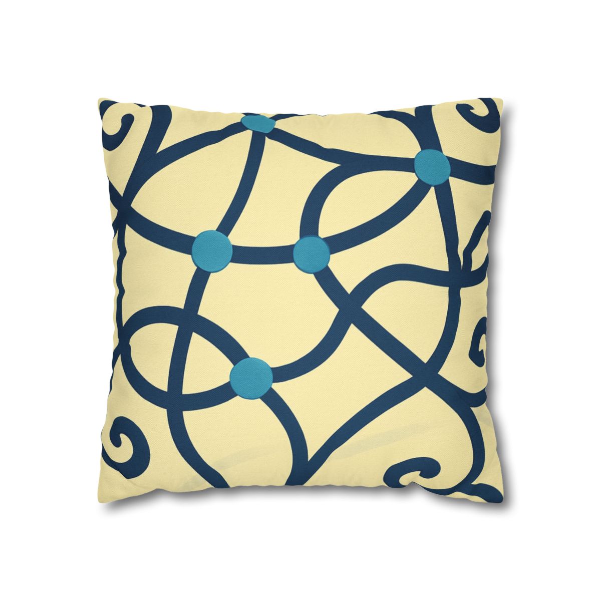 Tendril Ribbon Network trendy patterned pillow cases