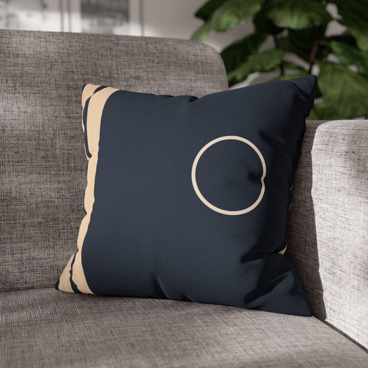 Quiet Column And Floating Ring designer print pillow cases