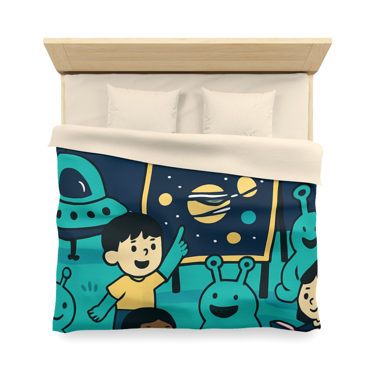 Starship Schoolyard soft comforter duvets