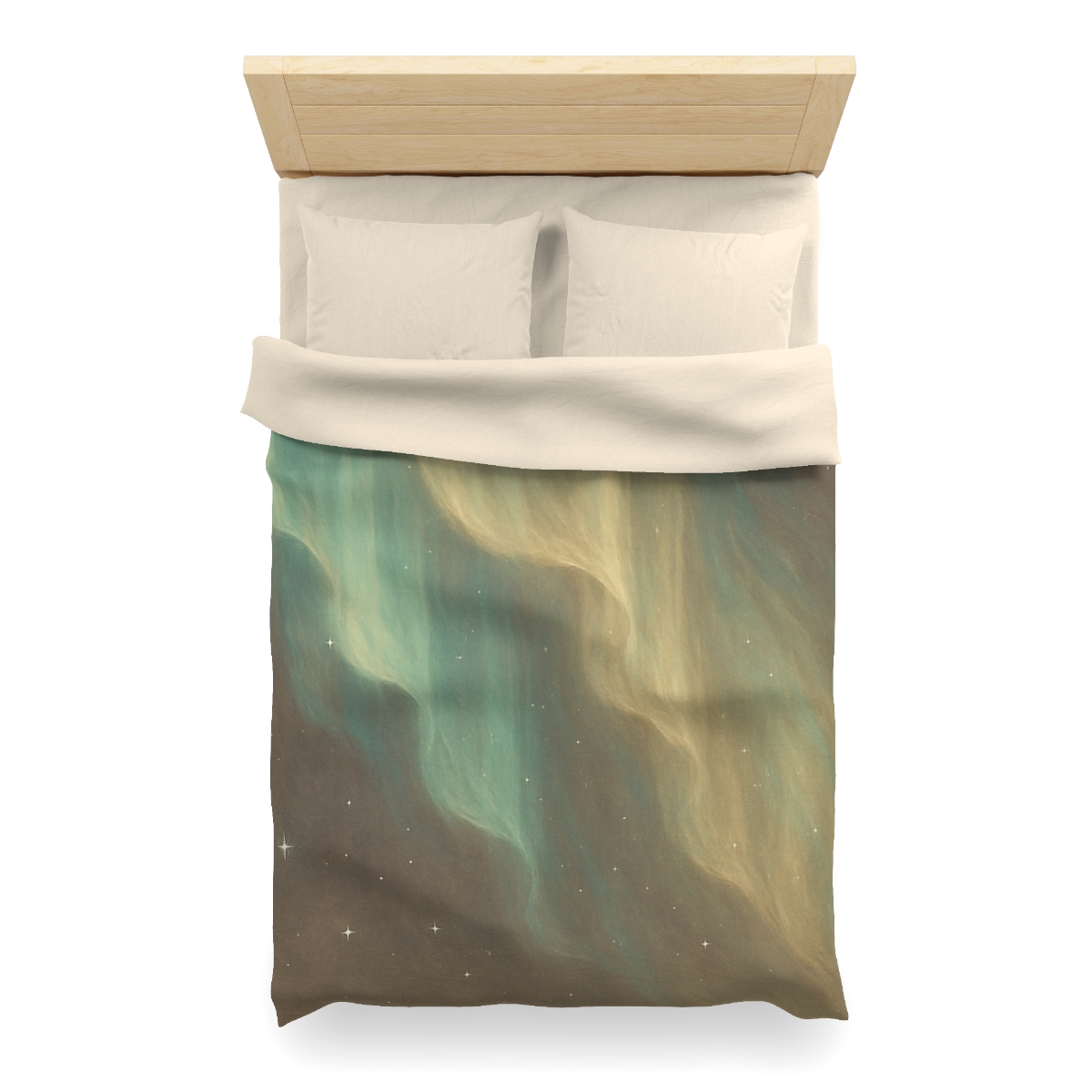 Auroral Dust Cascade unique patterned duvets