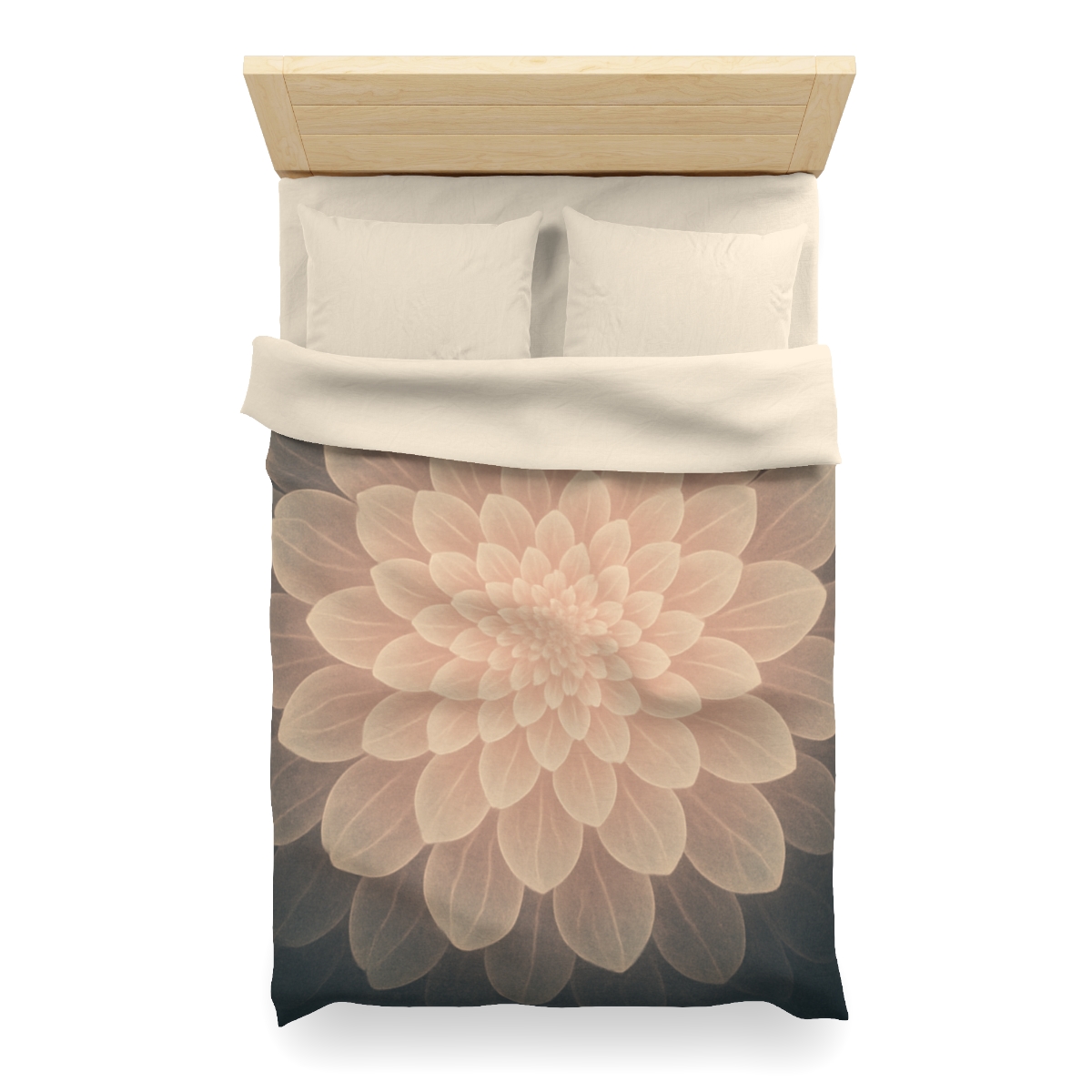 Petal Halo Fractals warm winter duvets