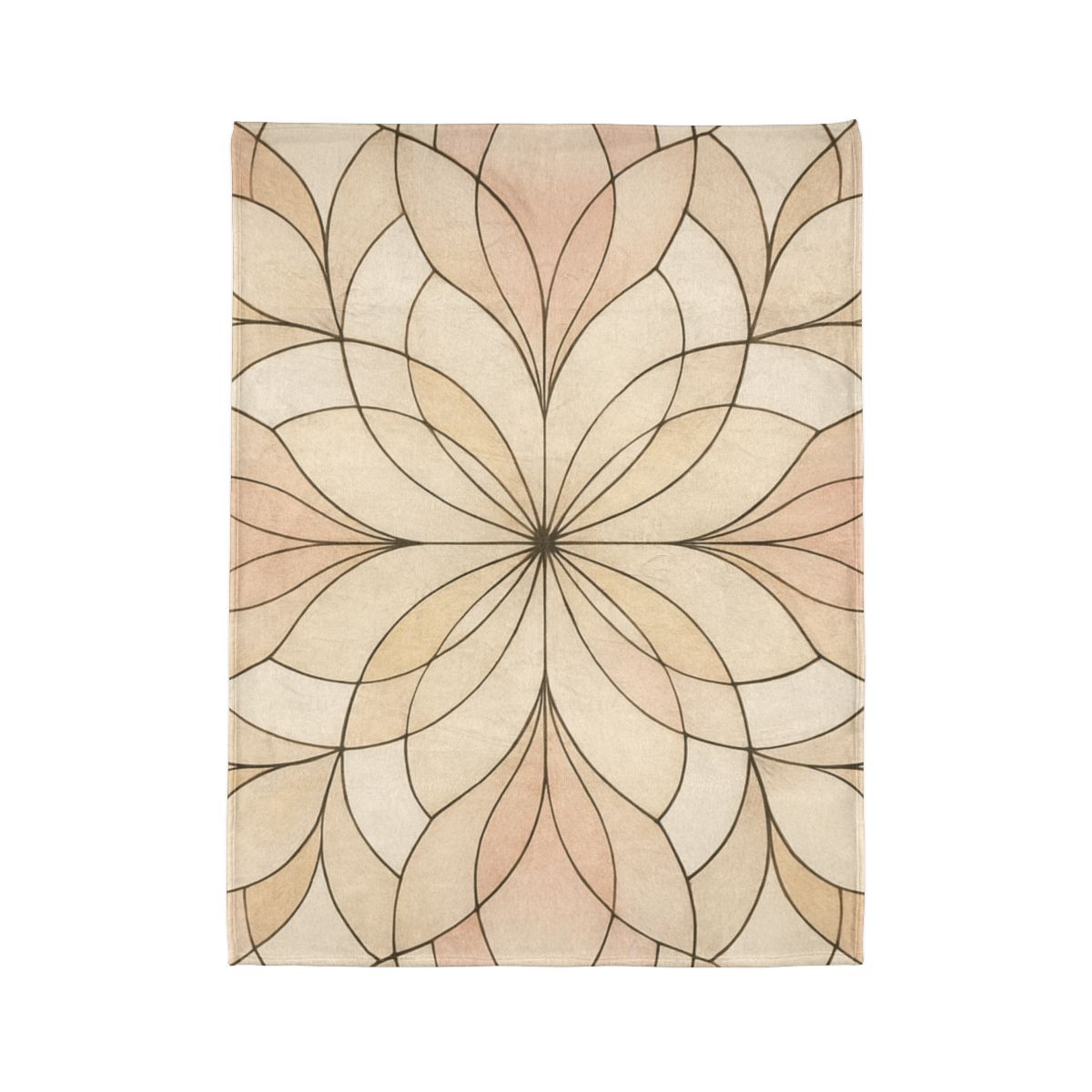 Petal Prism Lattice soft fleece blankets