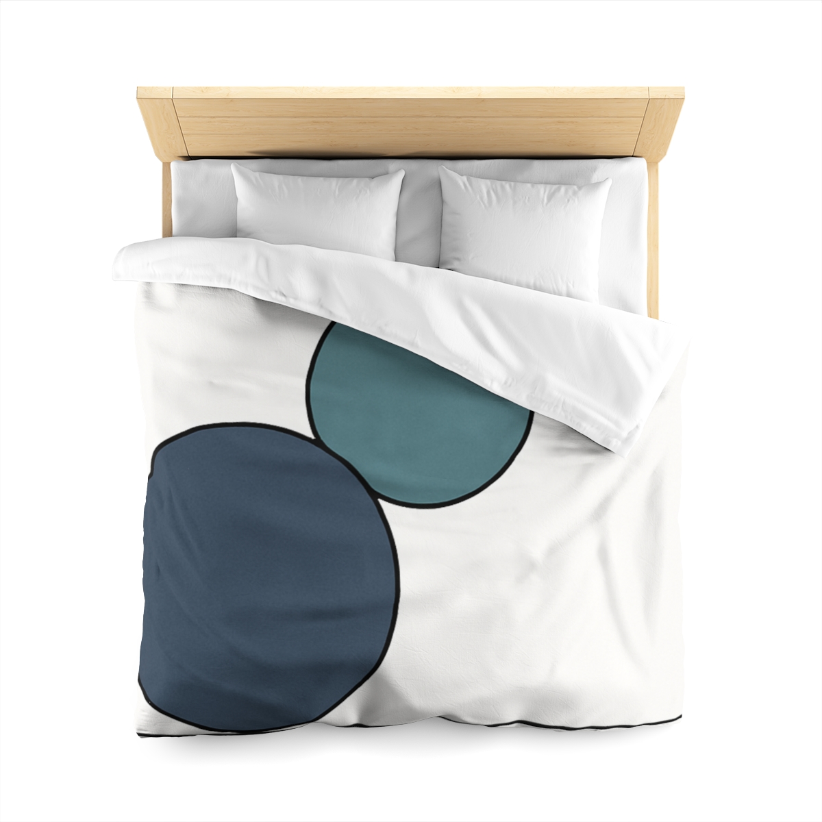 Staggered Circle Trio custom duvets