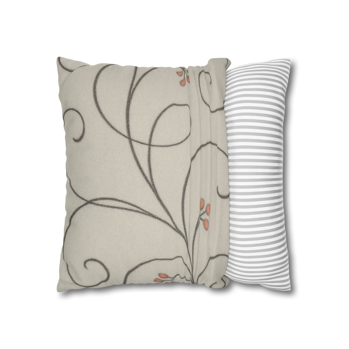 Tendril Lace Panorama personalized pillow covers