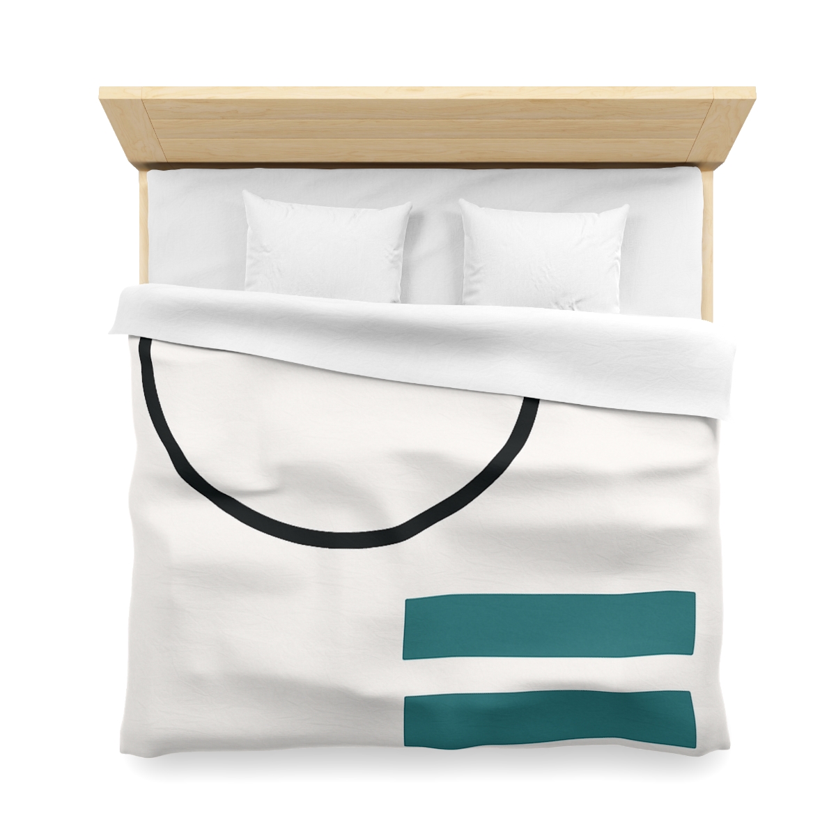 Orbiting Bars And Hollow Circle trendy bedroom duvets