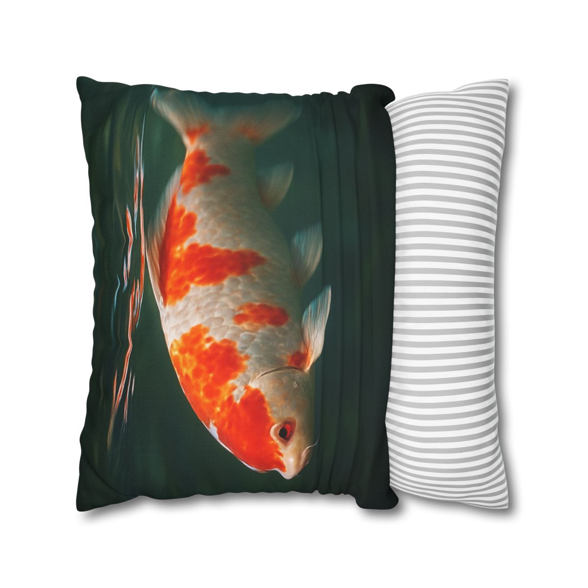 Crystal Current Koi Fish custom pillow cases