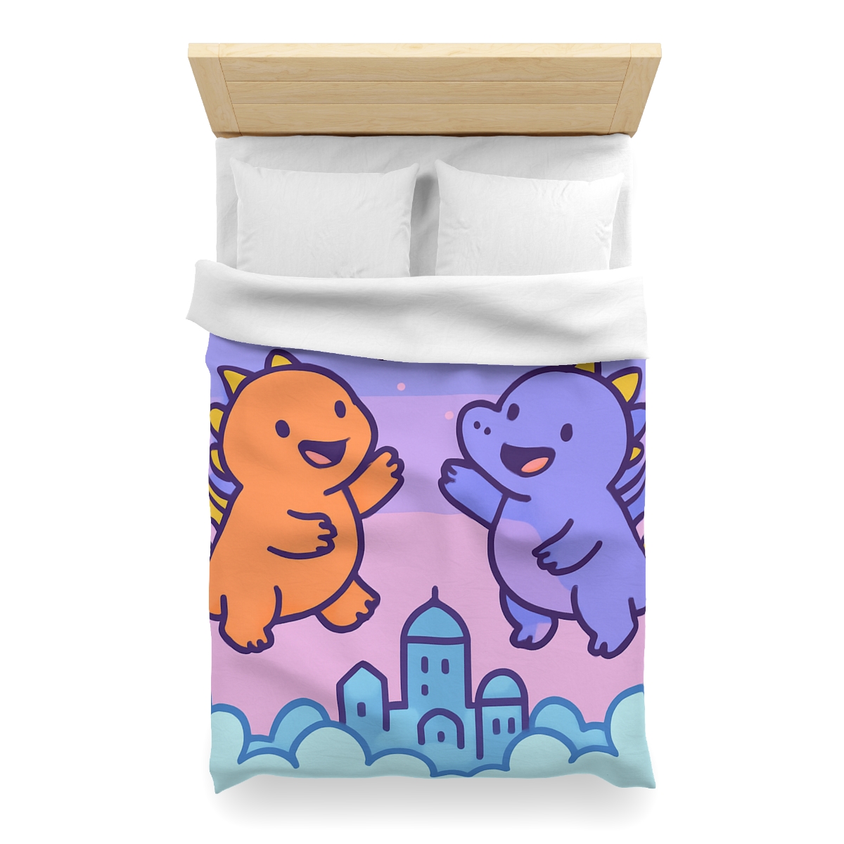 Starlight Cloud City Dragons warm winter duvets