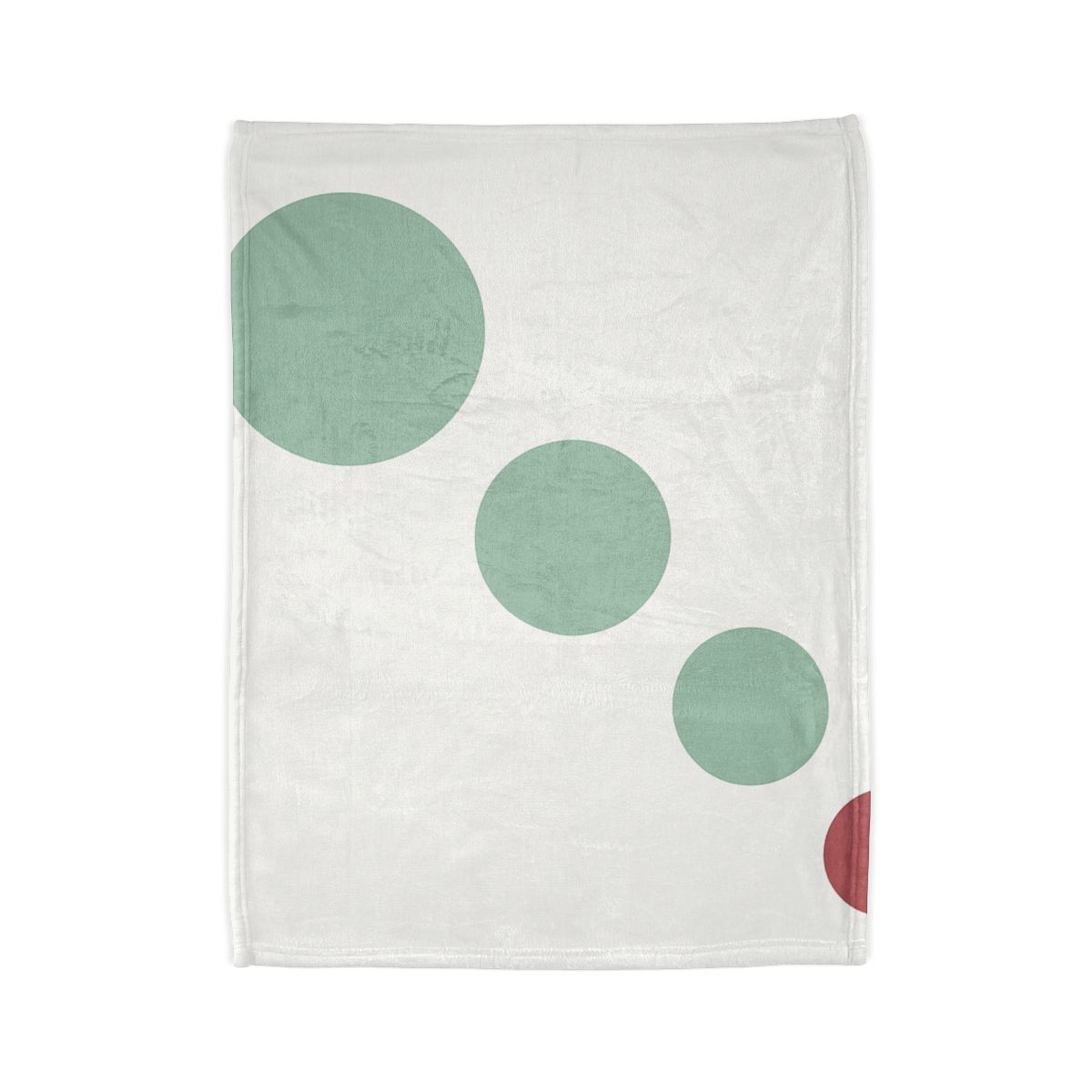 Diagonal Path Of Four Circles soft fleece blankets