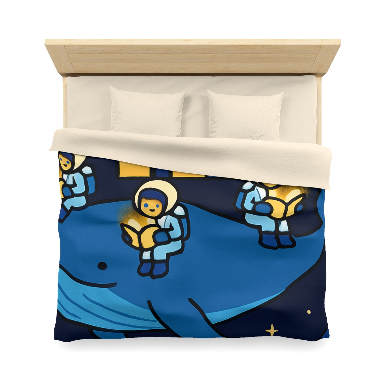 Starlight Library On A Floating Whale trendy bedroom duvets