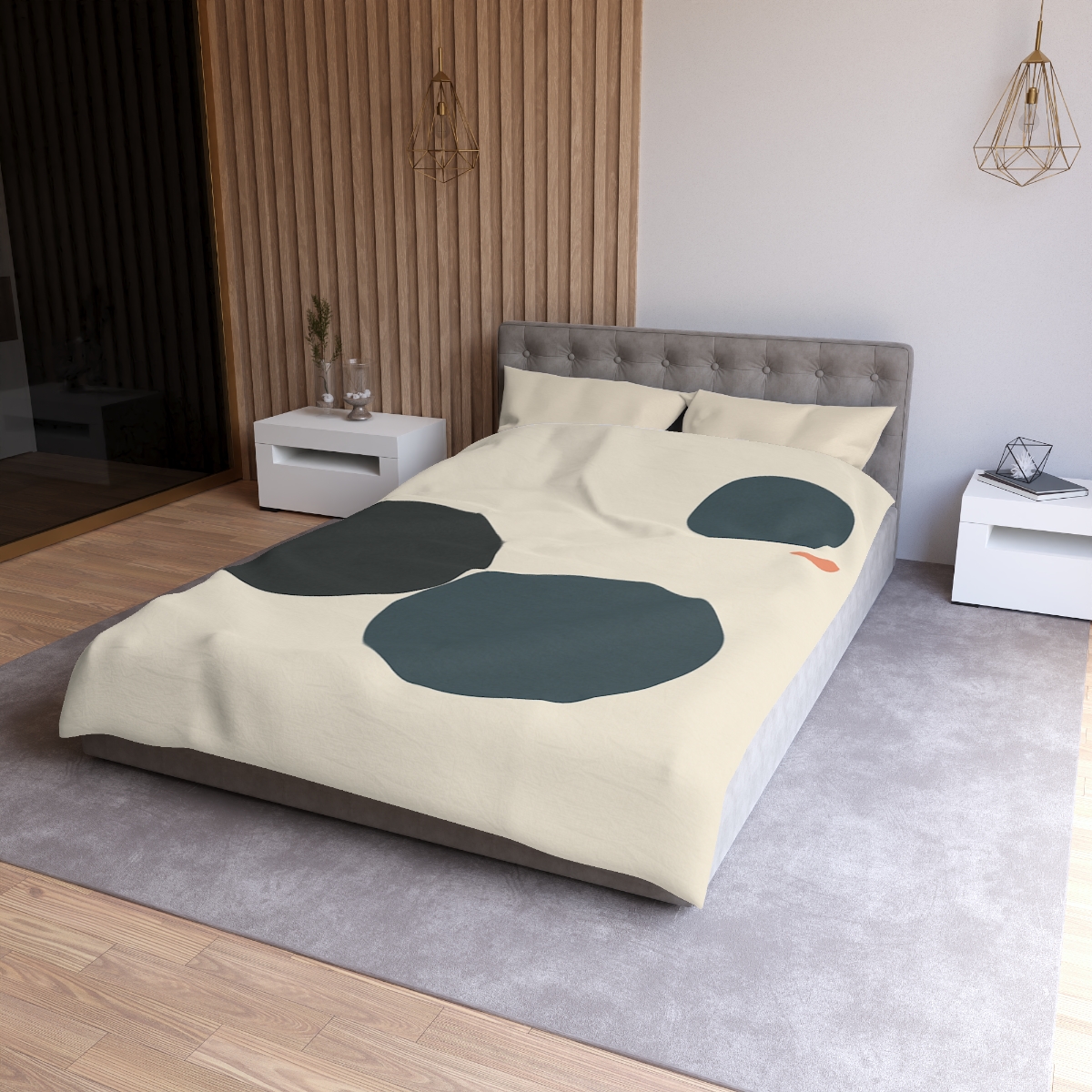 Three Circles With Shared Edge unique patterned duvets