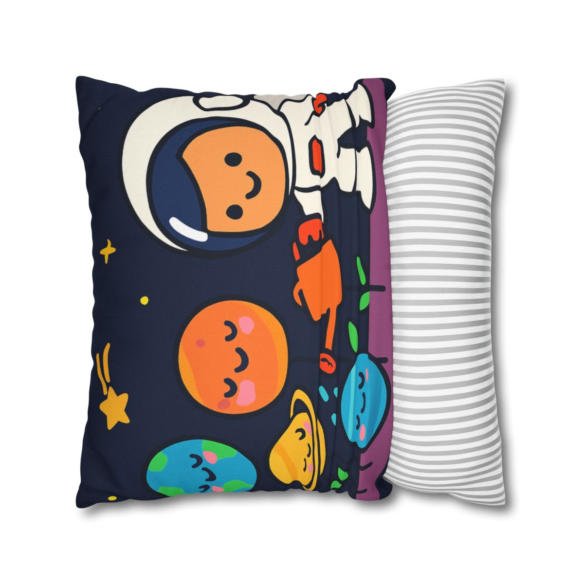 Galaxy Garden Of Friendly Planets comfortable bedding pillow covers