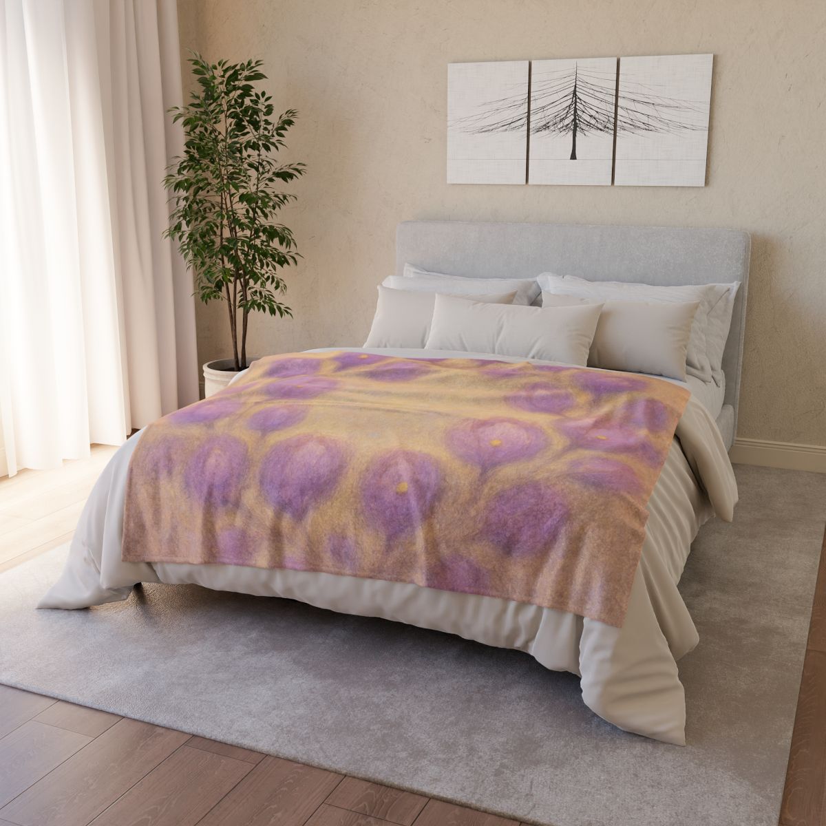 Bud Cluster Halo custom blankets