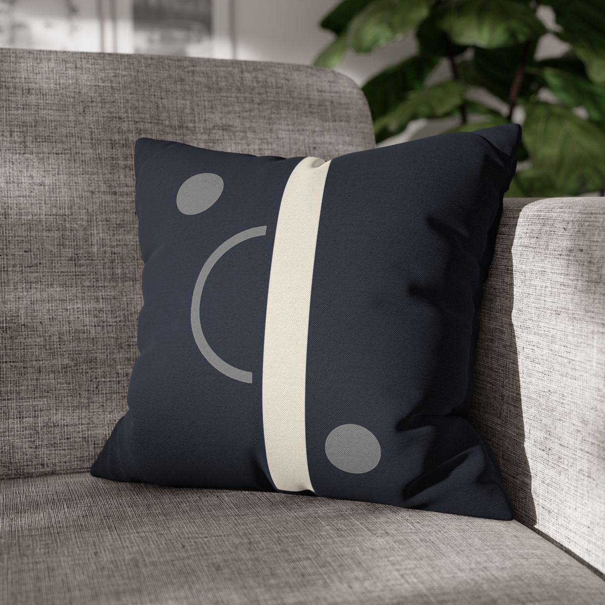 Eclipse Bar And Arc Balance designer print pillow cases