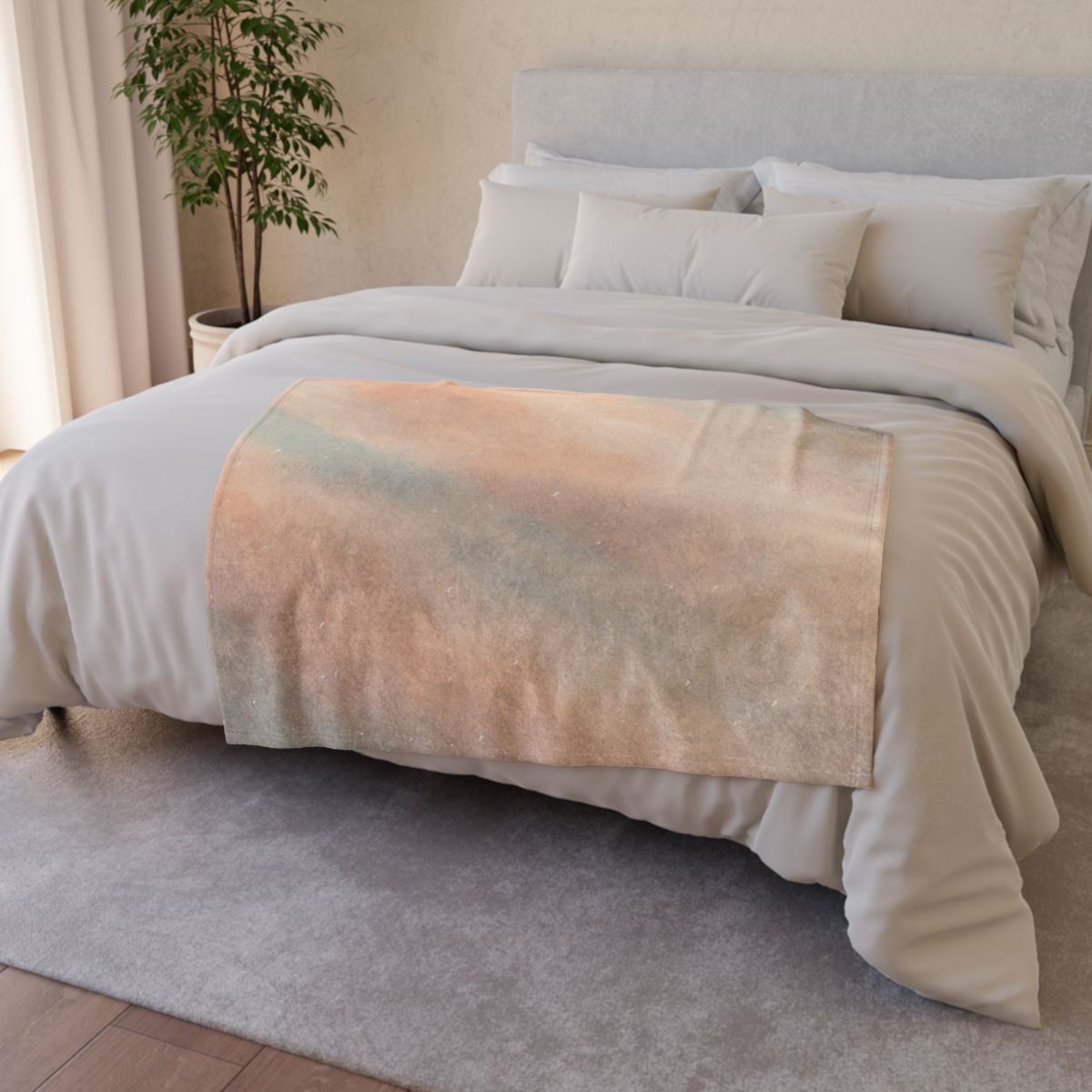 Cosmic Dust Cascade soft fleece blankets