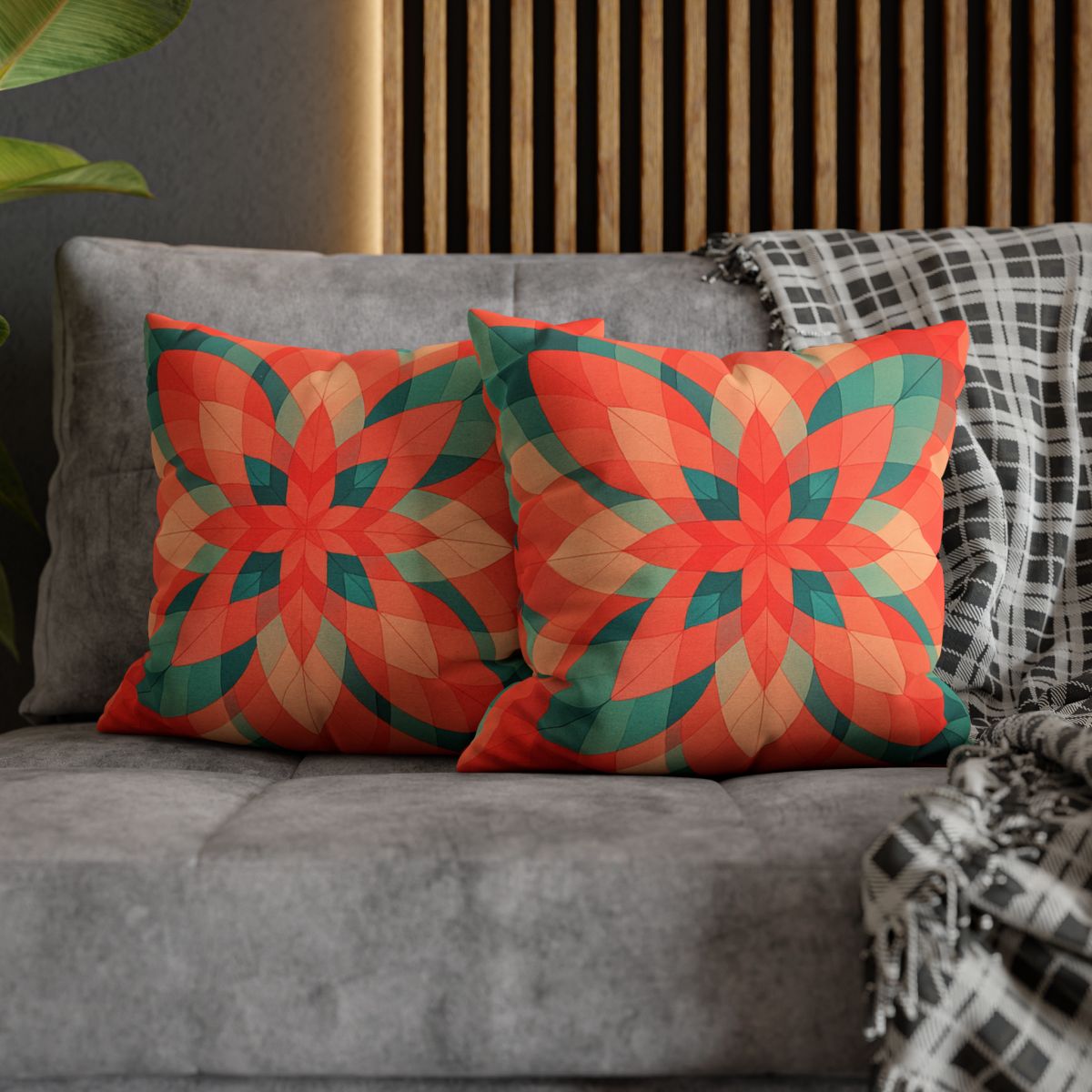 Petal Prism Overlap stylish decorative pillowcases