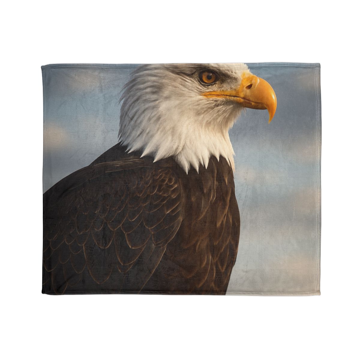 Sky Sovereign Bald Eagle unique gift blankets