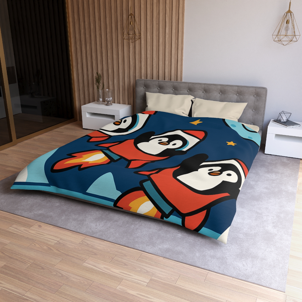 Rocket Penguin Crew warm winter duvets