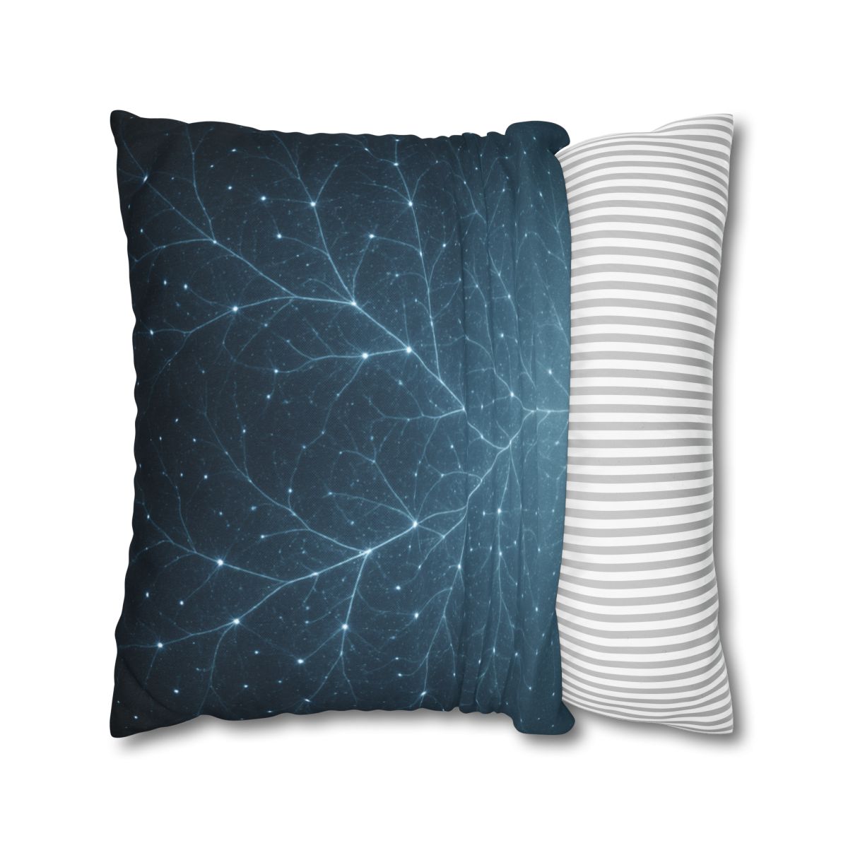 Starlit Fractal Canopy soft cotton pillow cases