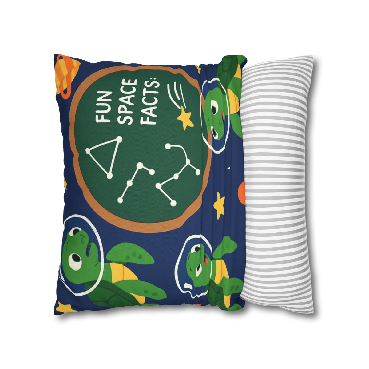 Space School Of Curious Sea Turtles custom pillow cases