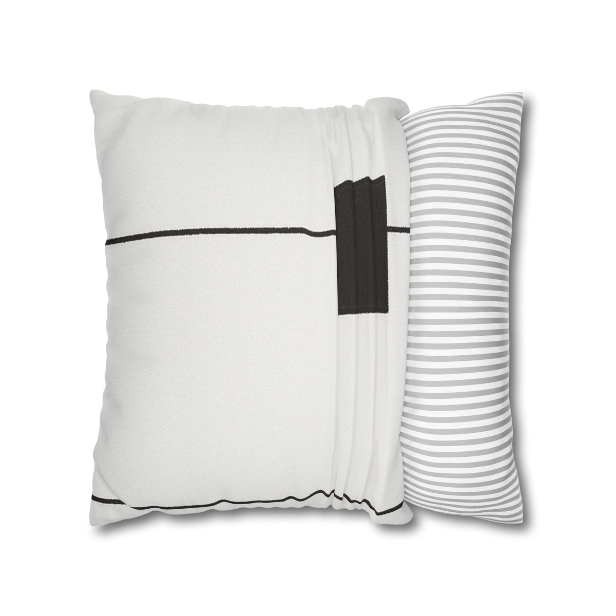 Offset Frame And Inner Square Pause trendy patterned pillow cases