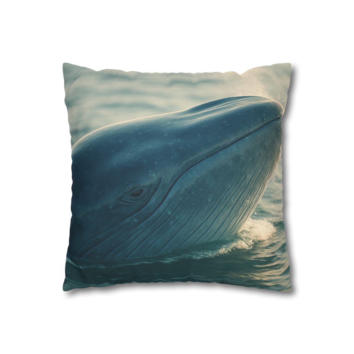 Ocean Song Blue Whale personalized pillow covers