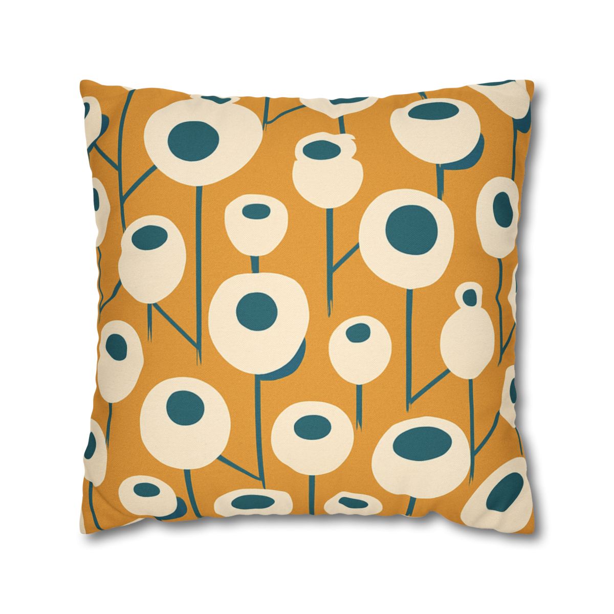 Seed Pod Cluster Grid soft cotton pillow cases